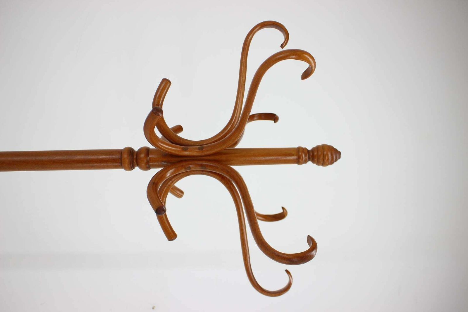 1980s Beech Coat Hanger By Tonne, Czechoslovakia photo for sale