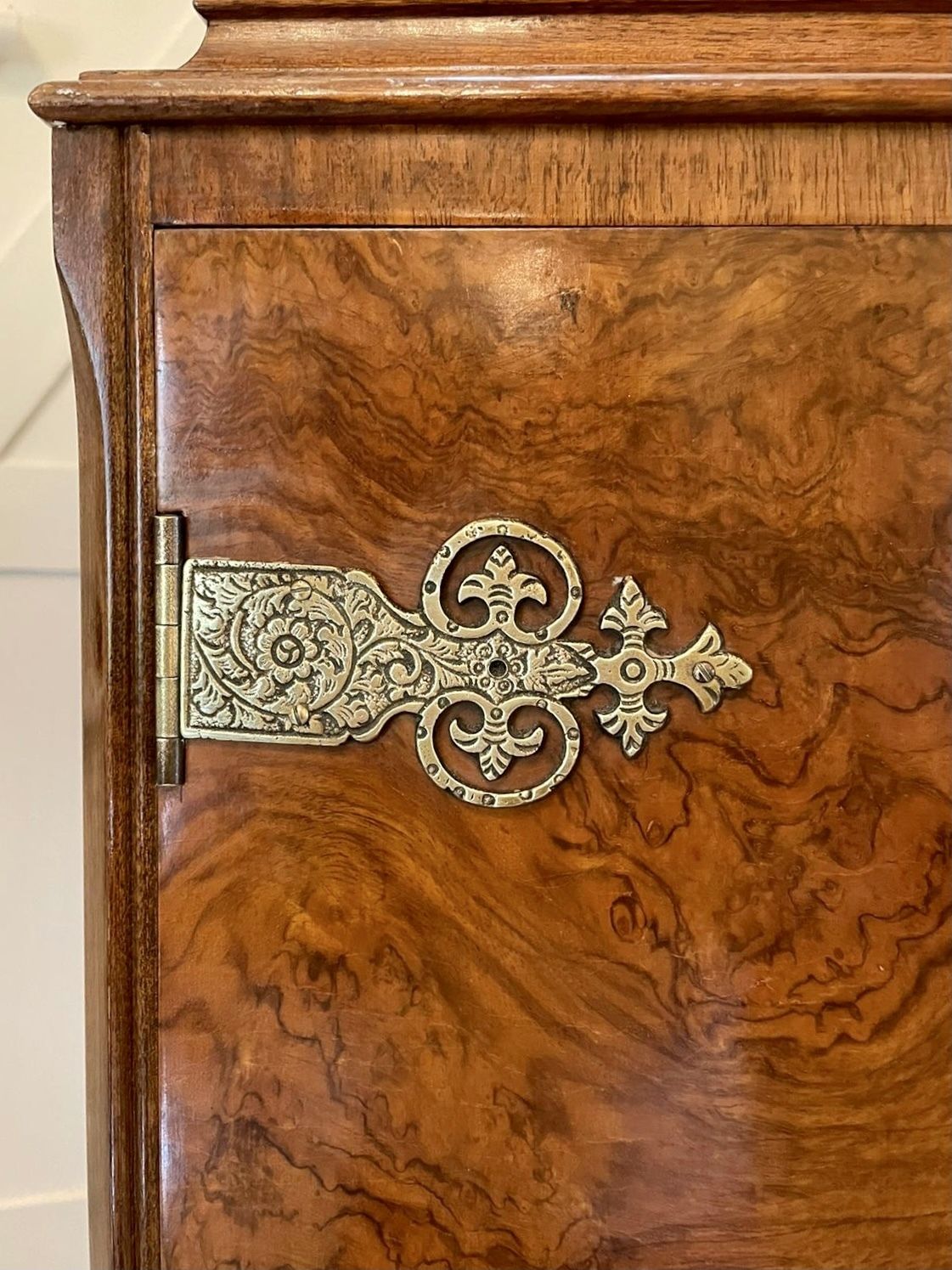Outstanding Quality Antique Burr Walnut Cocktail Cabinet photo furniture