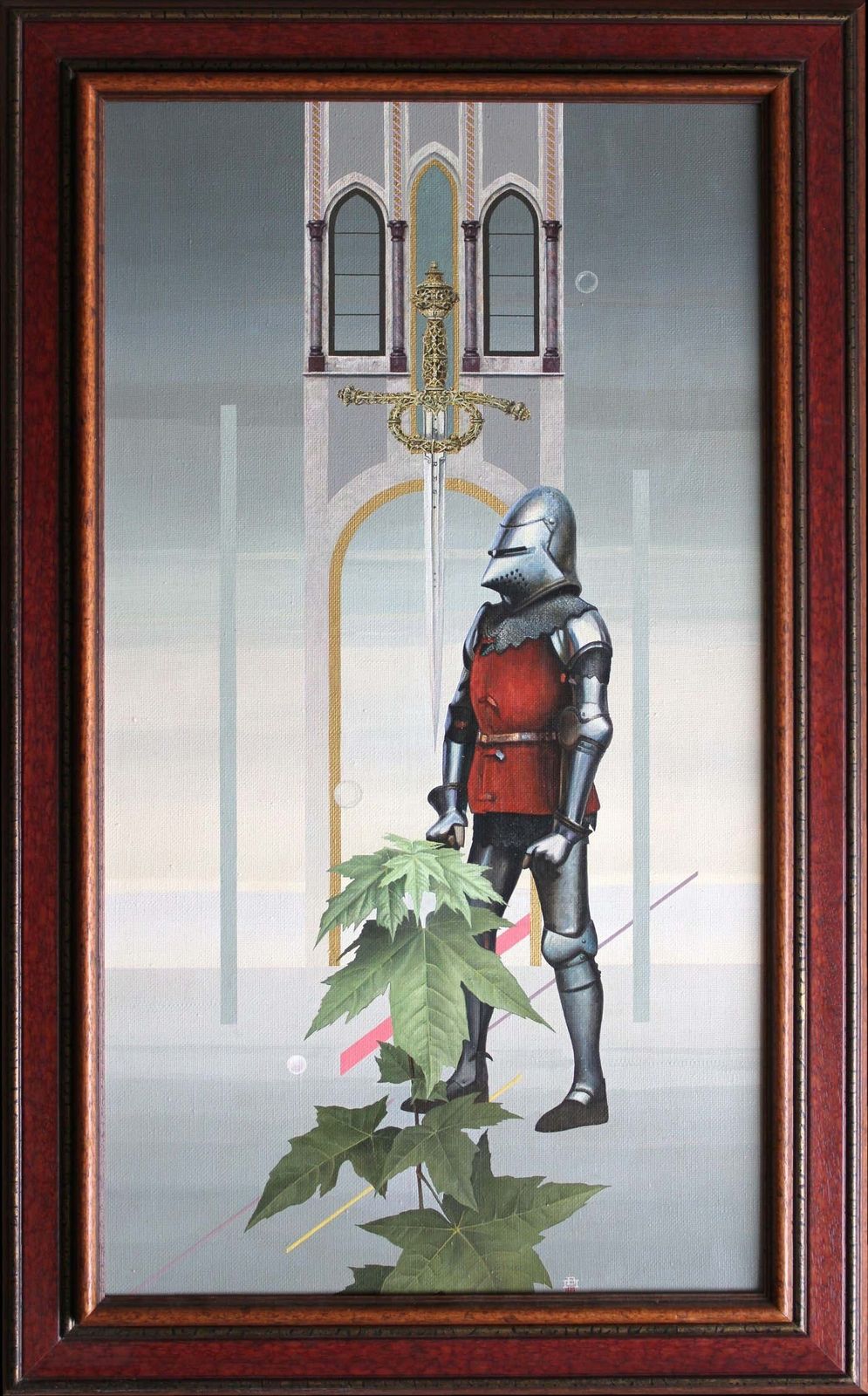Vladimir Pavlov The Knight. 1993. Canvas, Oil, 1993 photo furniture