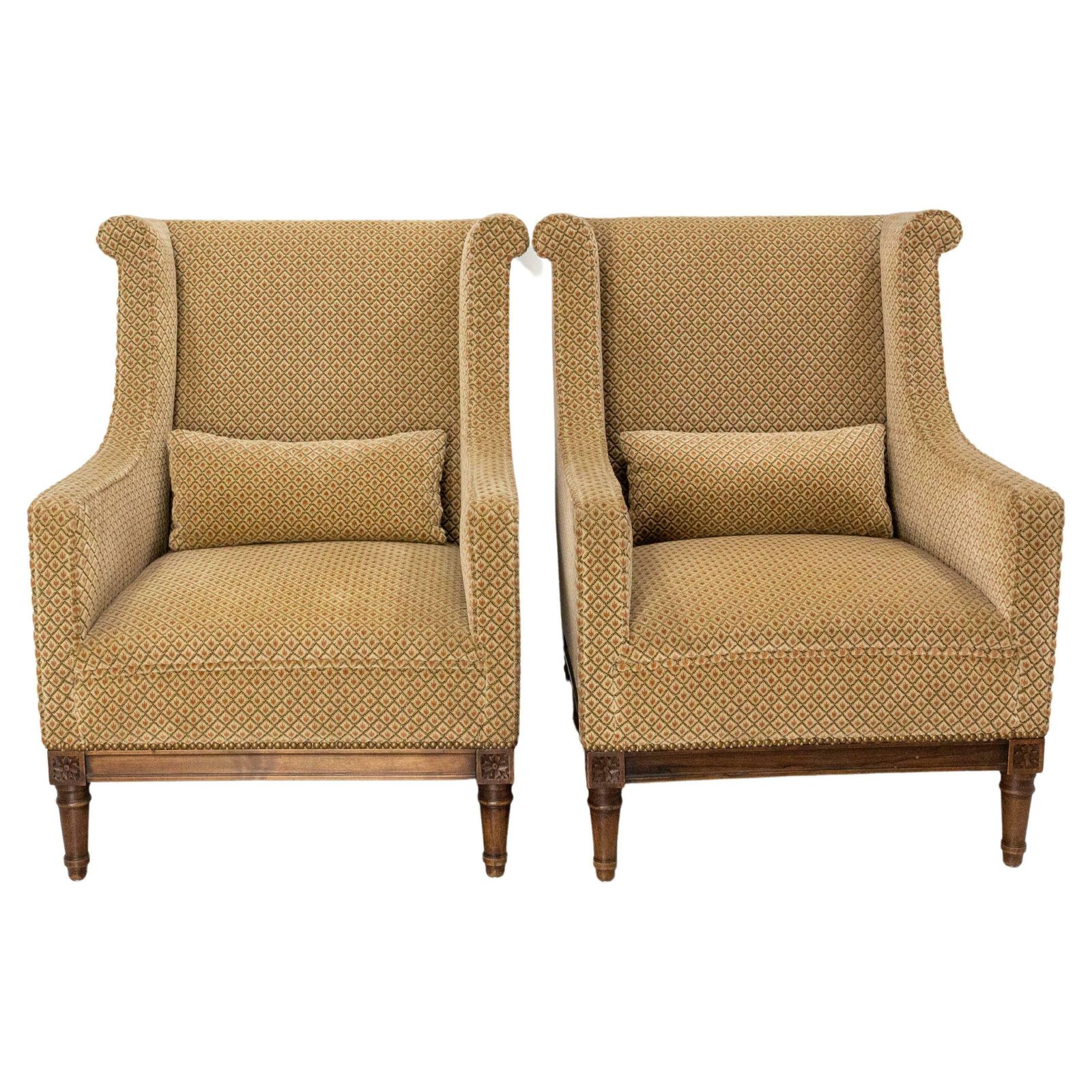 Antique Armchair Fauteuil Napoleon III Upholstery And Beech French 19th Century