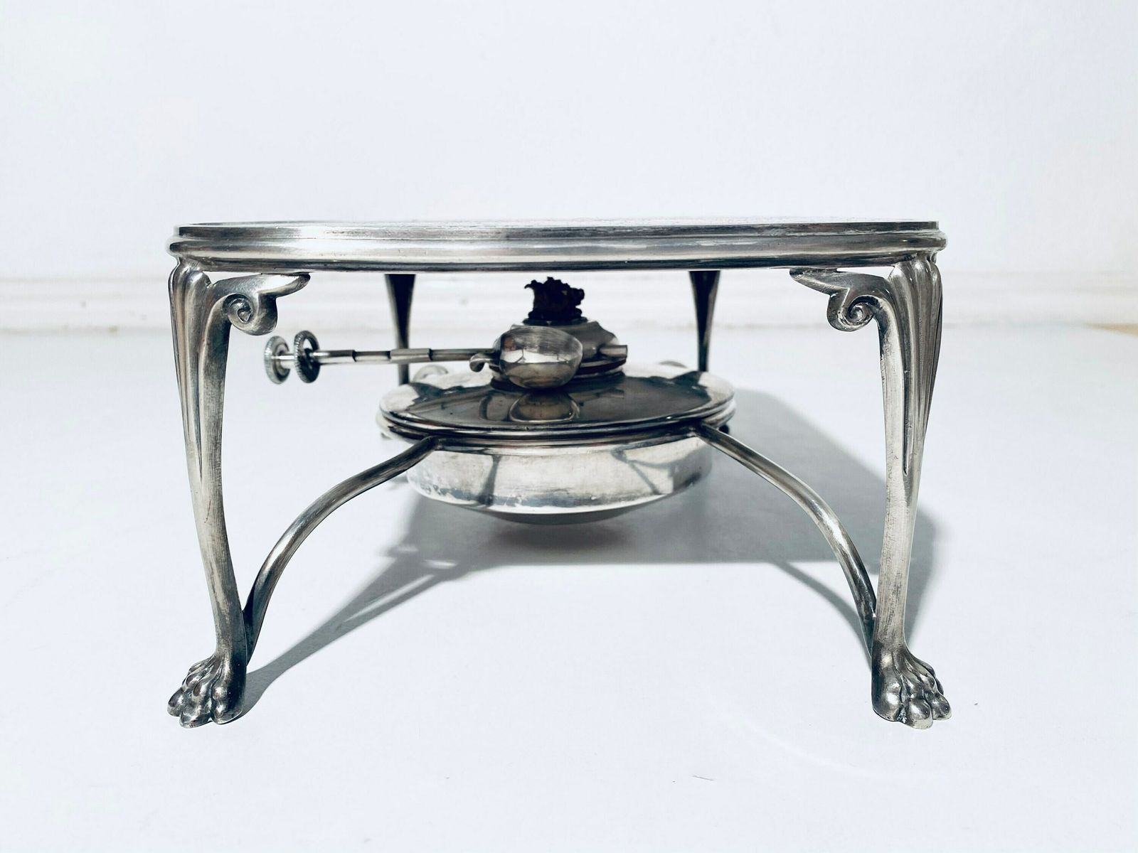 Mappin & Webb Ltd. Silver Plated Food Warmer / English Silverware Decor 1906 photo vinterior