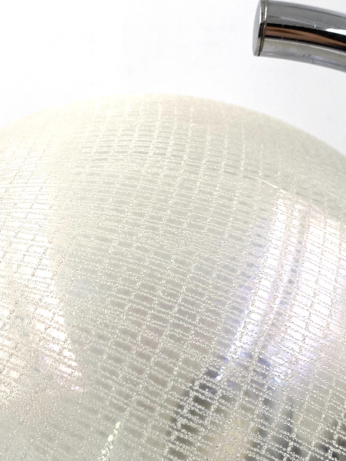 Murano Glass Spherical Table Lamp, Mazzega Italy 1970s photo 1300.0