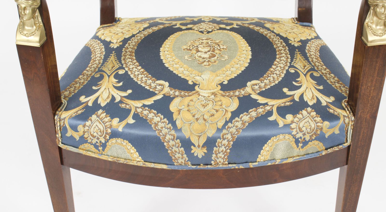 photo buy Pair French Empire Revival Ormolu Mounted Armchairs C1870 19th C