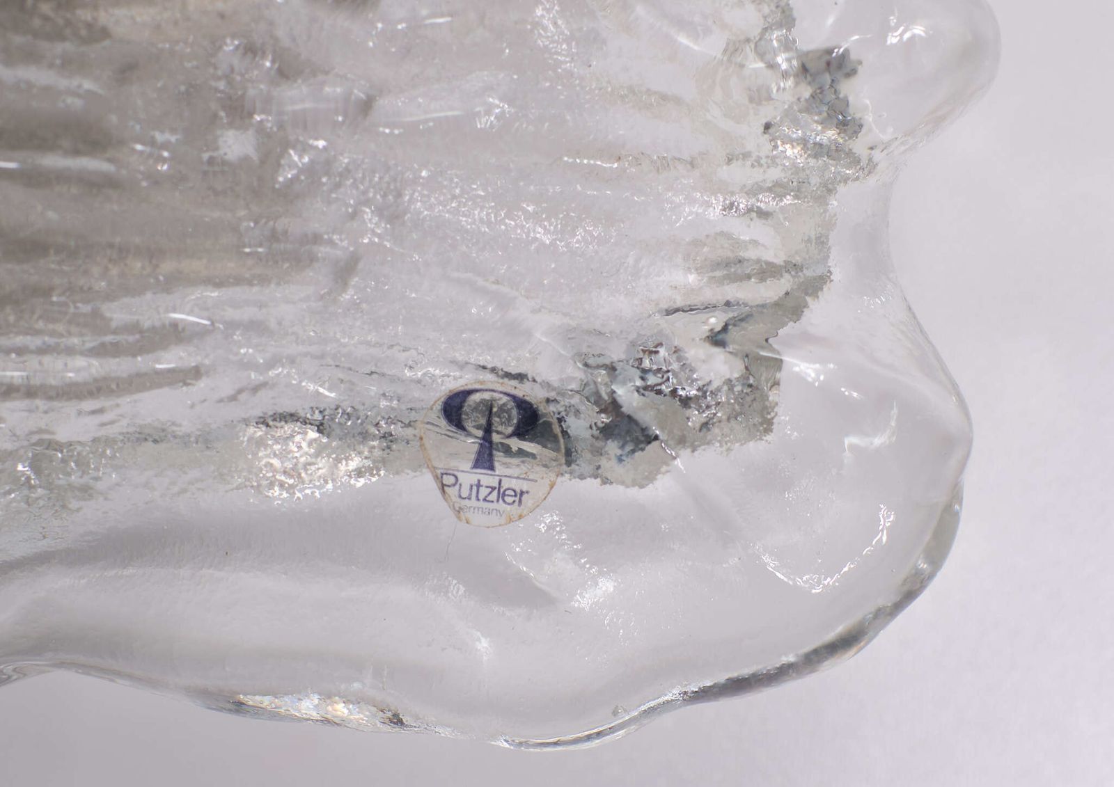 Peil & Putzler Chrystal Wall Lamp With Glass Shade, 1960s, Germany photo 553.0