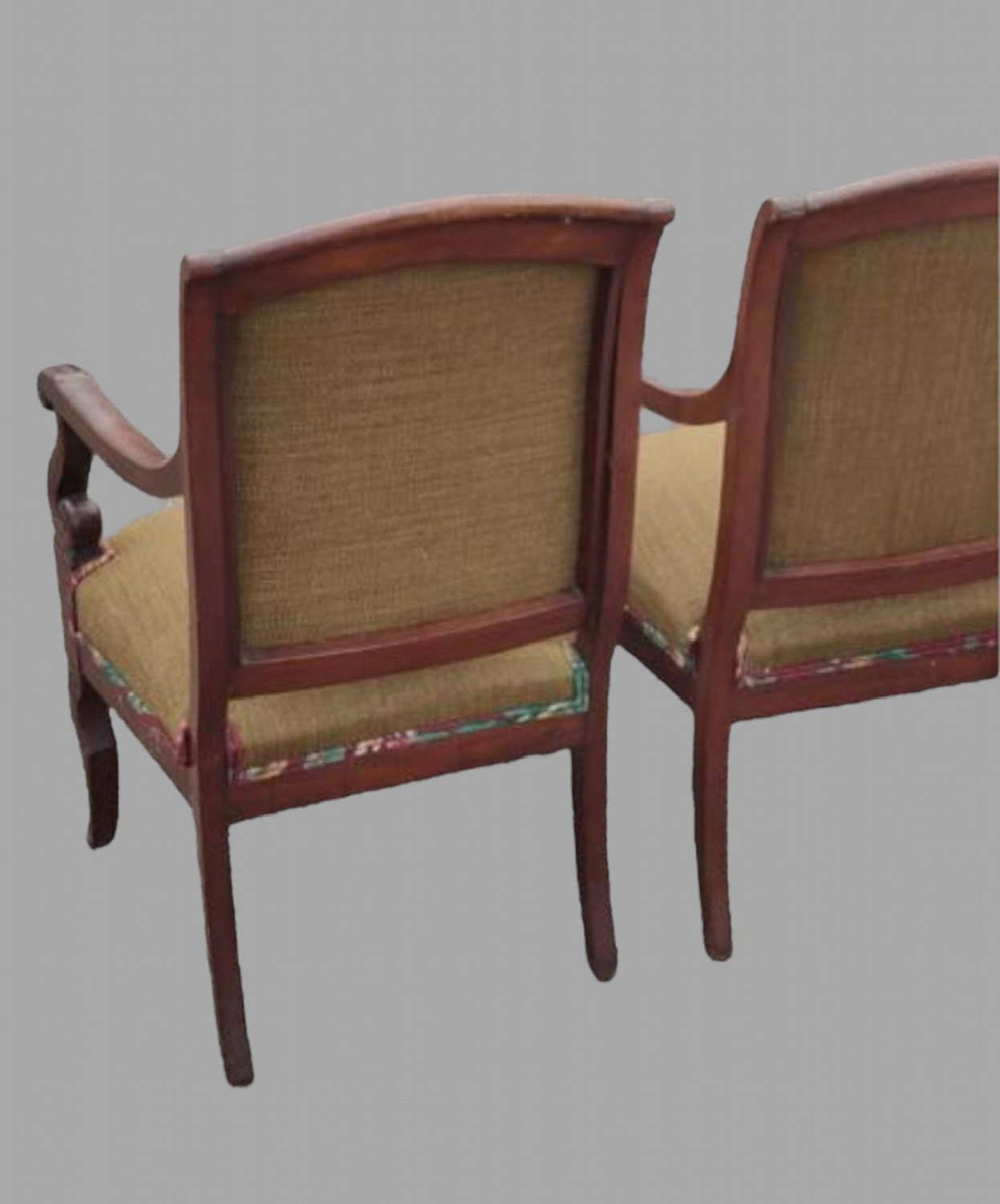 A Pair Of Early C19th Mahogany Empire Chairs photo 1995.0