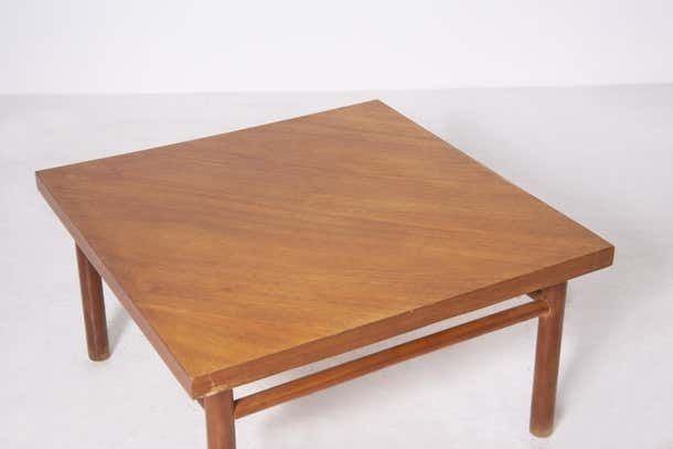 Coffee Table T.H. Robsjohn Gibbings For Widdicomb In Wood 1950s photo for sale