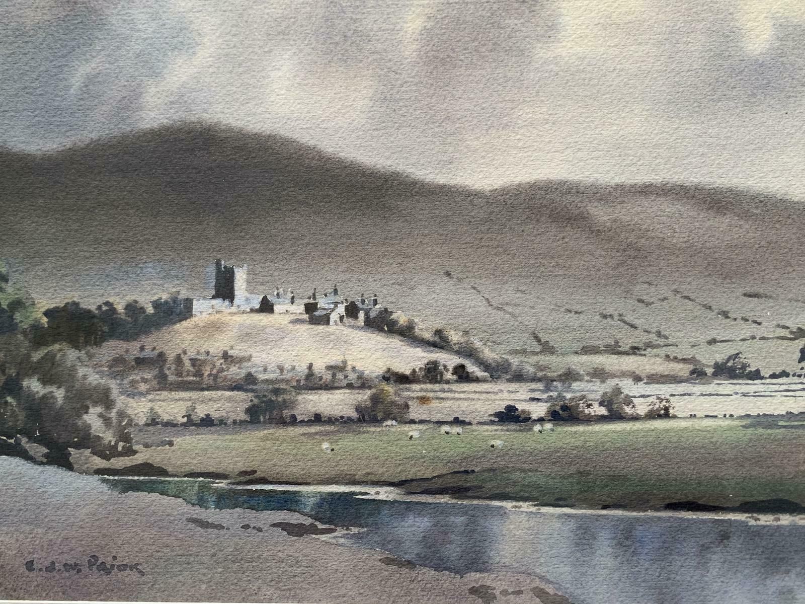 E.J.W. Prior 20th Century Watercolour Painting Of Lancashire Landscape photo for sale