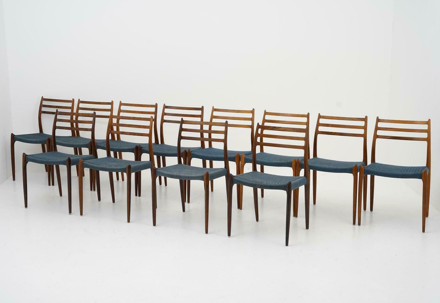 Scandinavian Midcentury Dining Chairs Model 78 By Niels Otto Møller photo vinterior