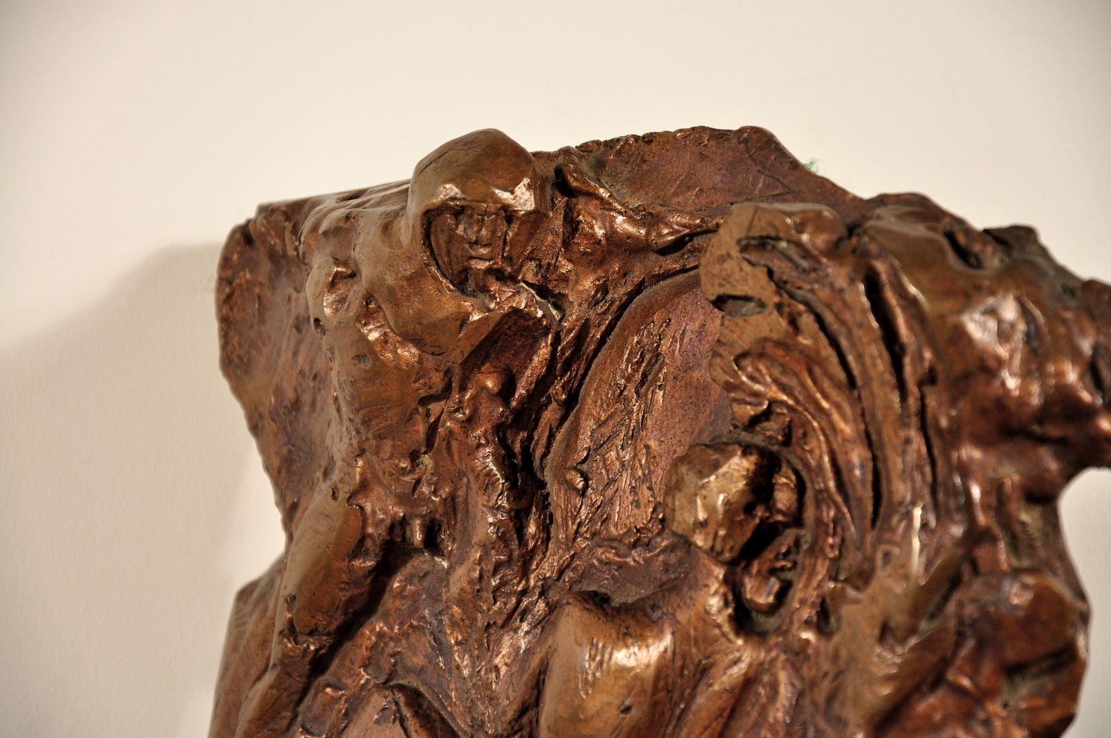 Art Dame Elisabeth Frink 1930 To 1993. Bronze Maquette Sculpture Man And Eagle. Numbered 1/7. Conceived & Created In 1967. Entry In Catalogue Raisonné. photo