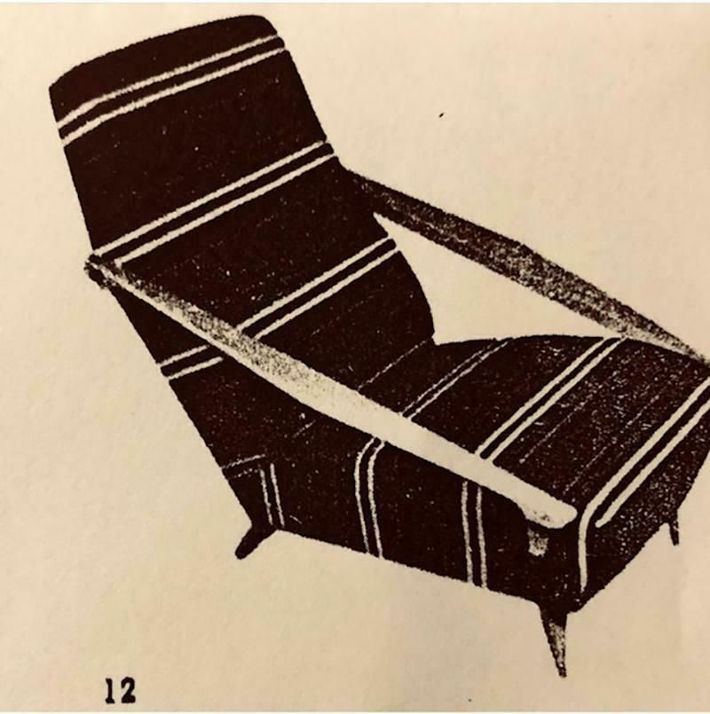 Gio Ponti Attributed And Fils Edition Set Of Three Armchairs, Circa 1955 photo vinterior