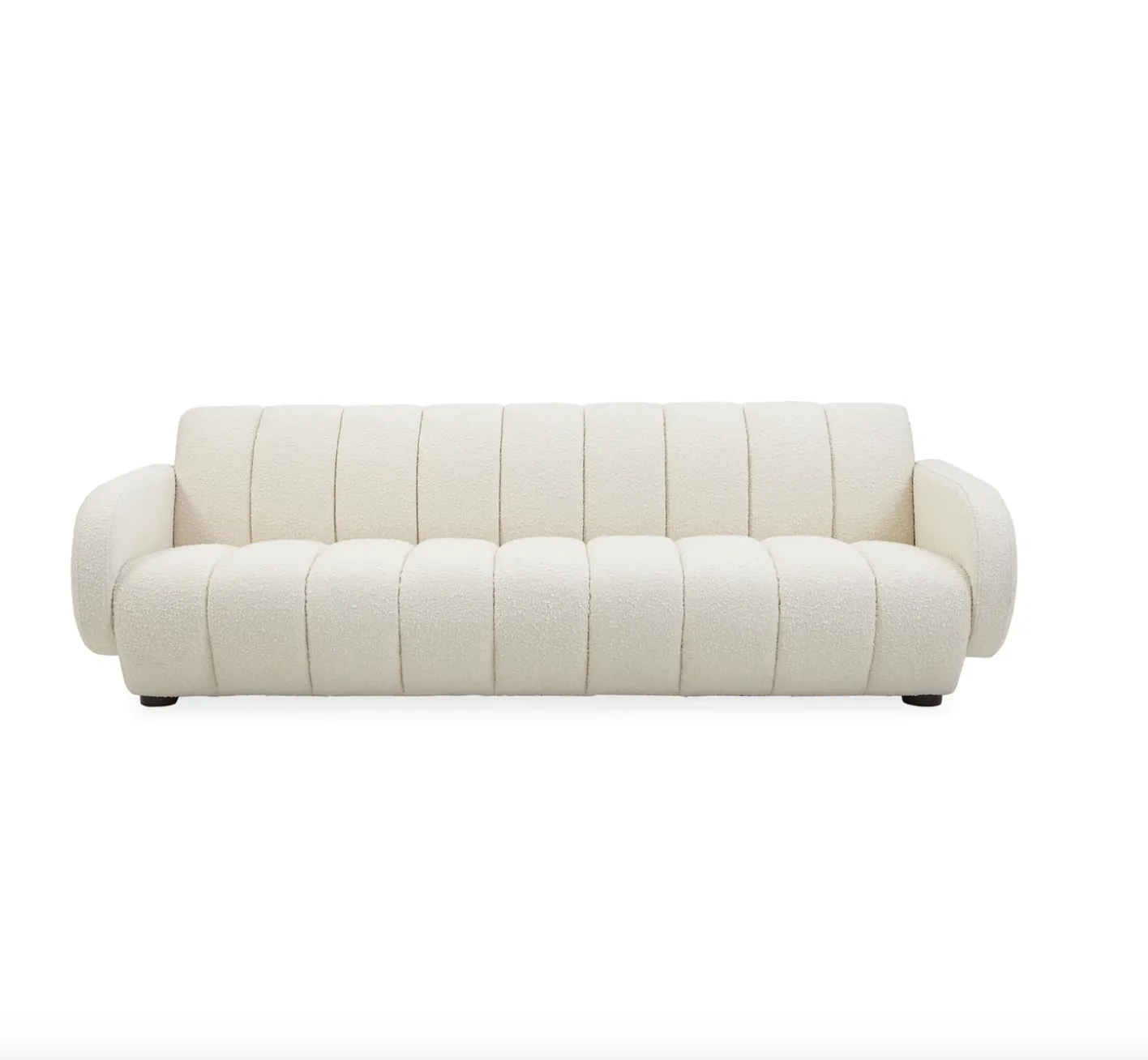 Jonathan Adler Brigitte Sofa Cream Boucle