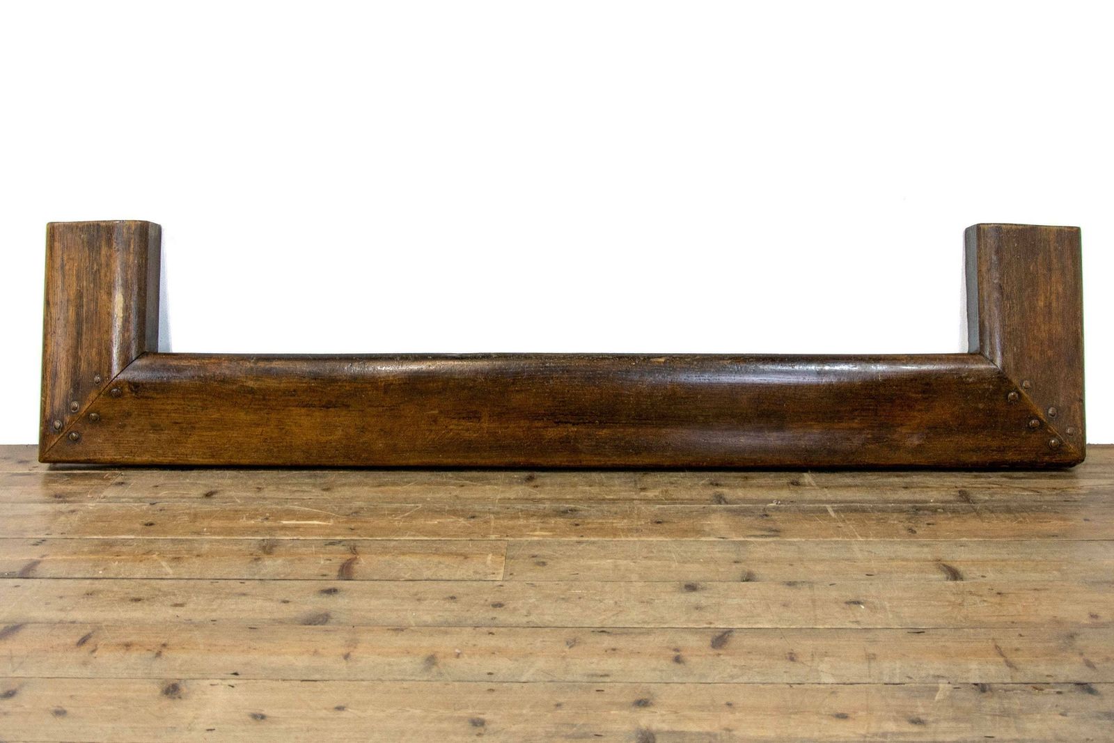Antique Oak Fire Kerb, 1910s photo 495.0
