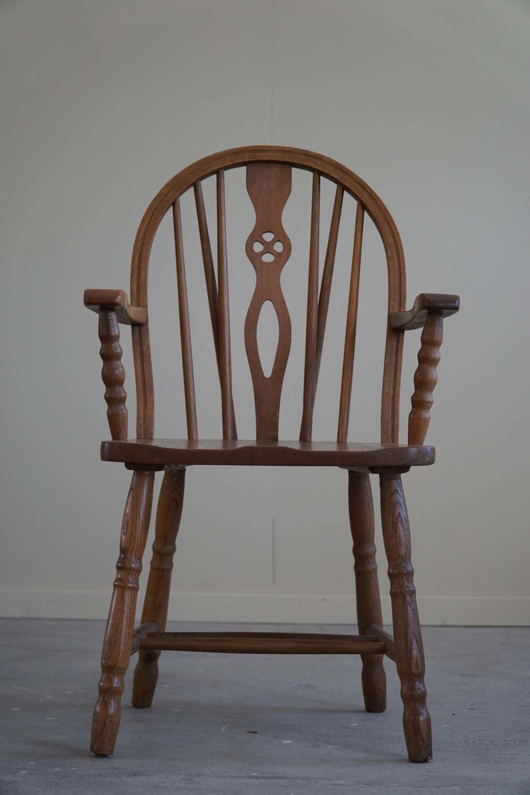 Windsor Armchair In Oak, English Edwardian, 19th Century photo vinterior