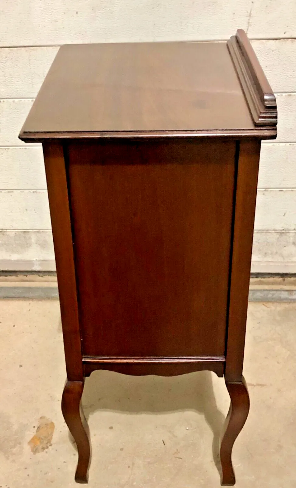 photo for sale Handsome Antique Mahogany Bedside Cabinet