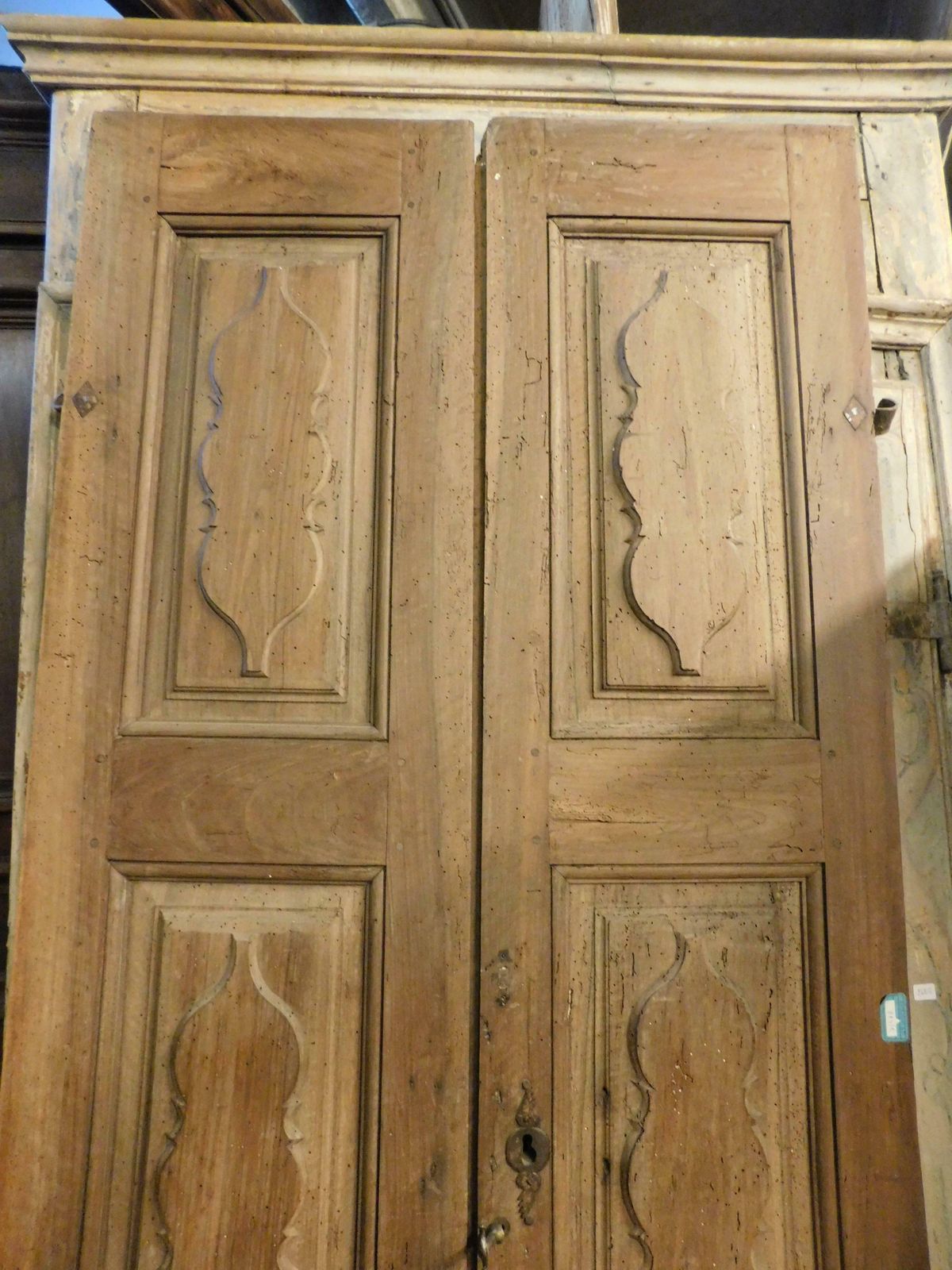 Double Wing Door, Carved In Walnut, 18th Century, Italy photo 3665.0
