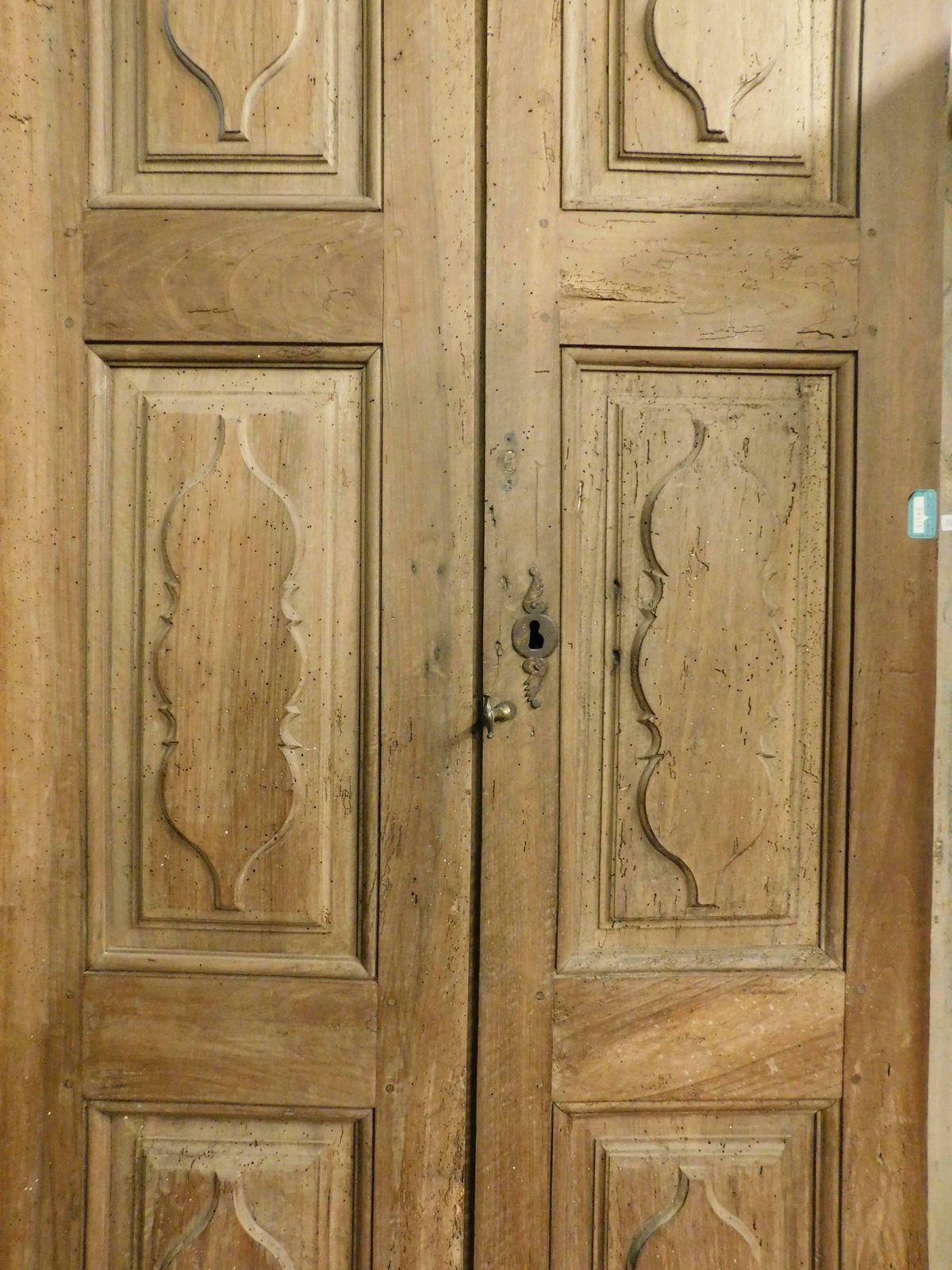 Double Wing Door, Carved In Walnut, 18th Century, Italy photo vinterior