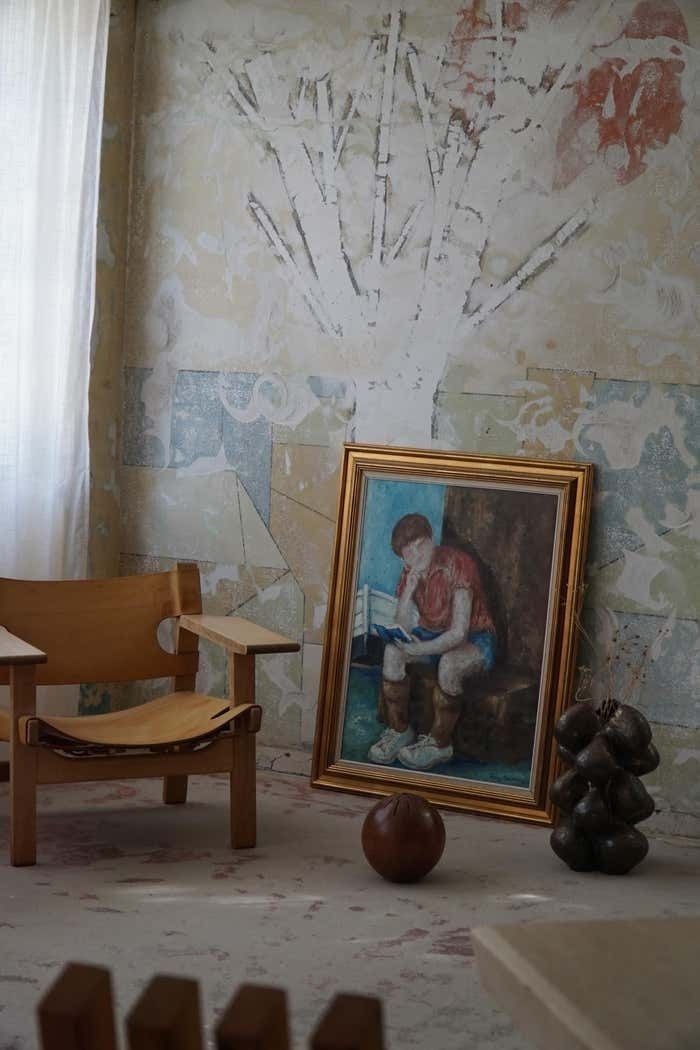 photo for sale Oil Painting By Jørgen Sejersen, Danish Mid Century, 1960s