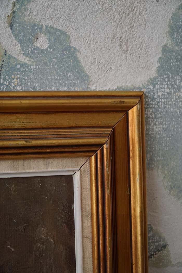 Art Oil Painting By Jørgen Sejersen, Danish Mid Century, 1960s photo
