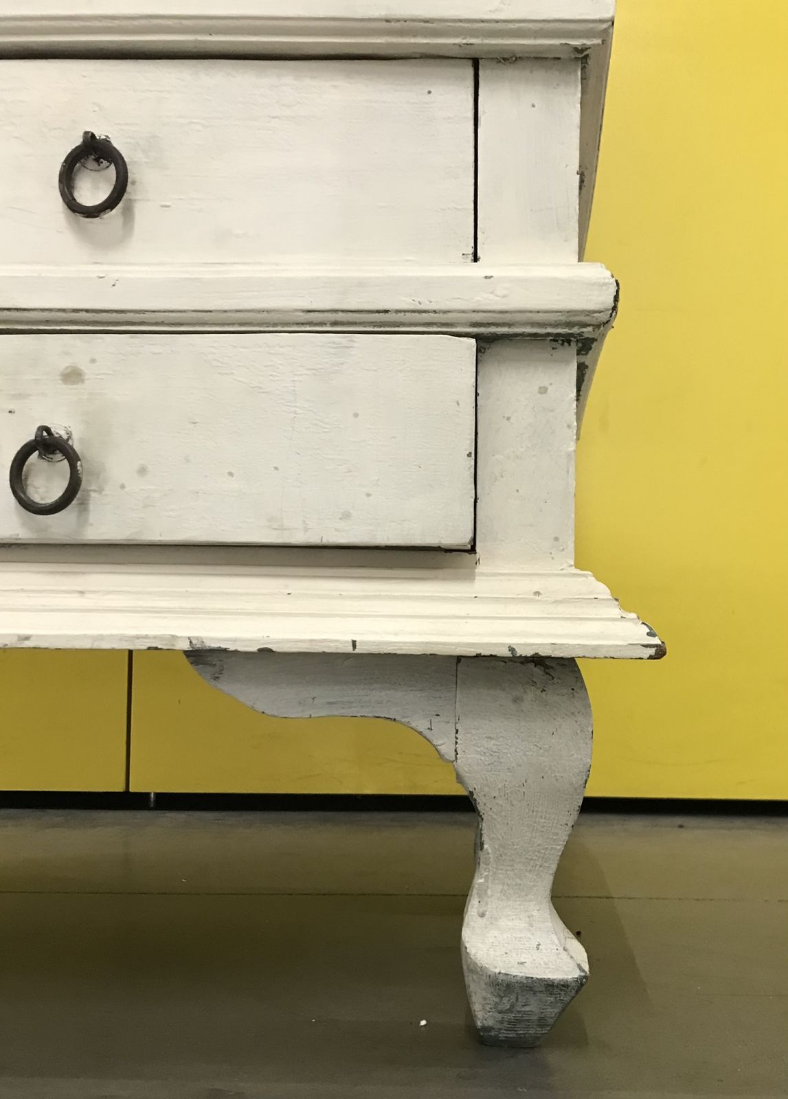 photo vinterior Antique French Dome Top White Armoire Display Cabinet