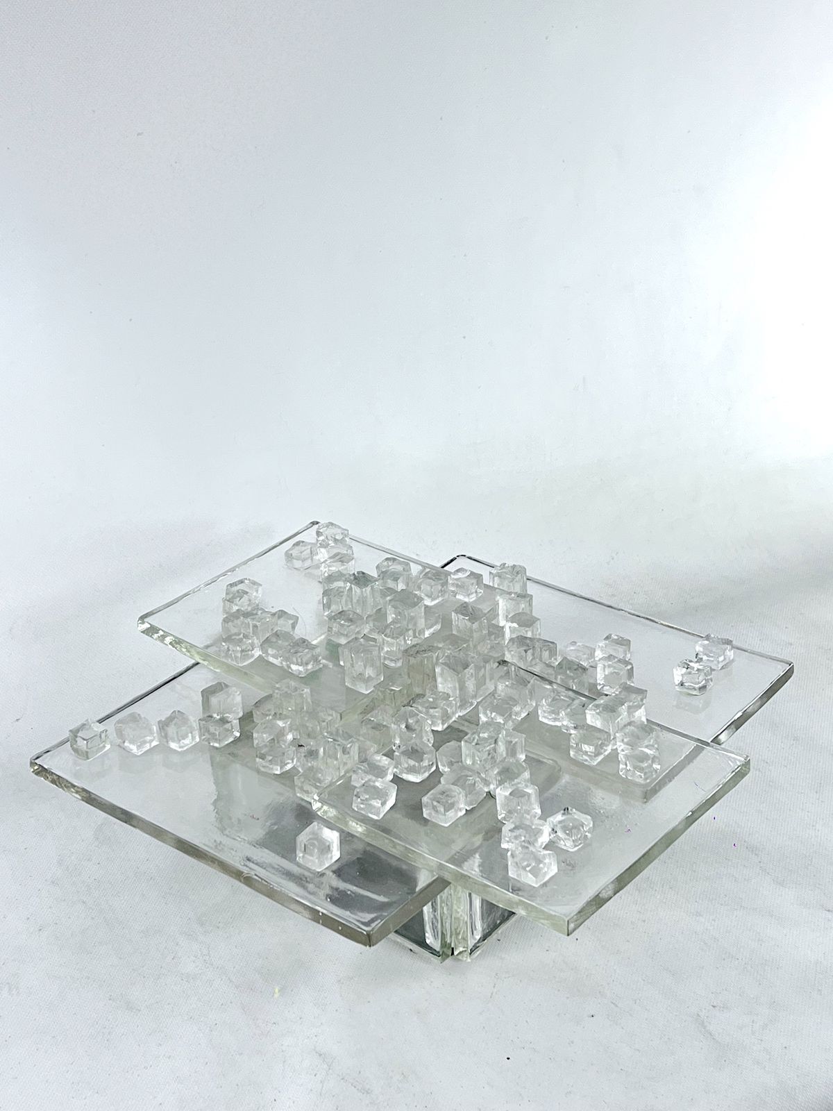 Mid Century Clear Murano Glass Wall Light By Albano Poli For Poliarte. Italy 1970s photo furniture