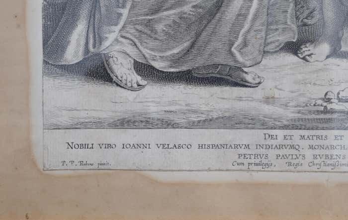 The Flight Into Egypt 17th Century Engraving After Rubens By Lucas Vorsterman 1620 photo 1450.0