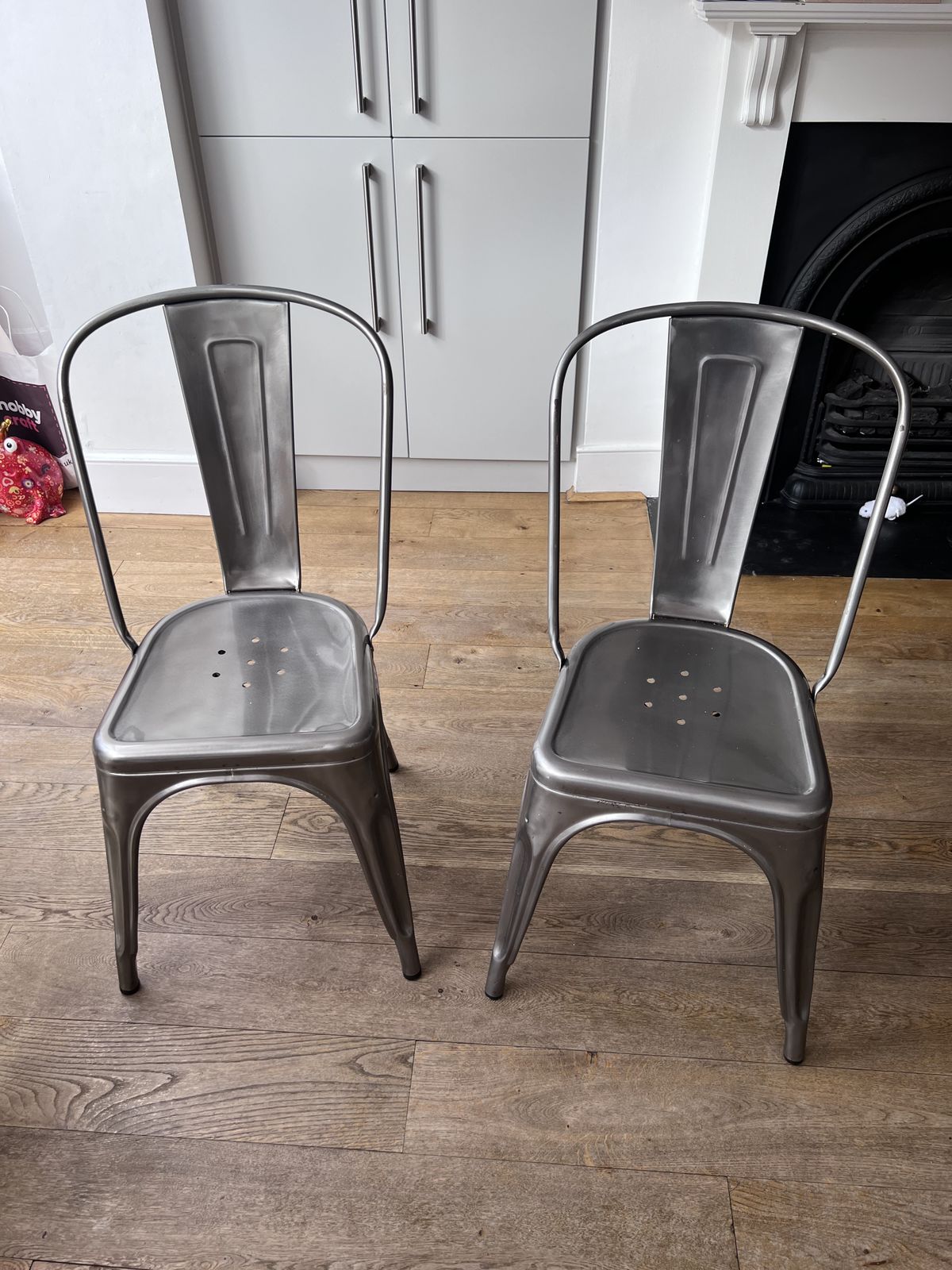 Pair Of Tolix Outdoor A Chair