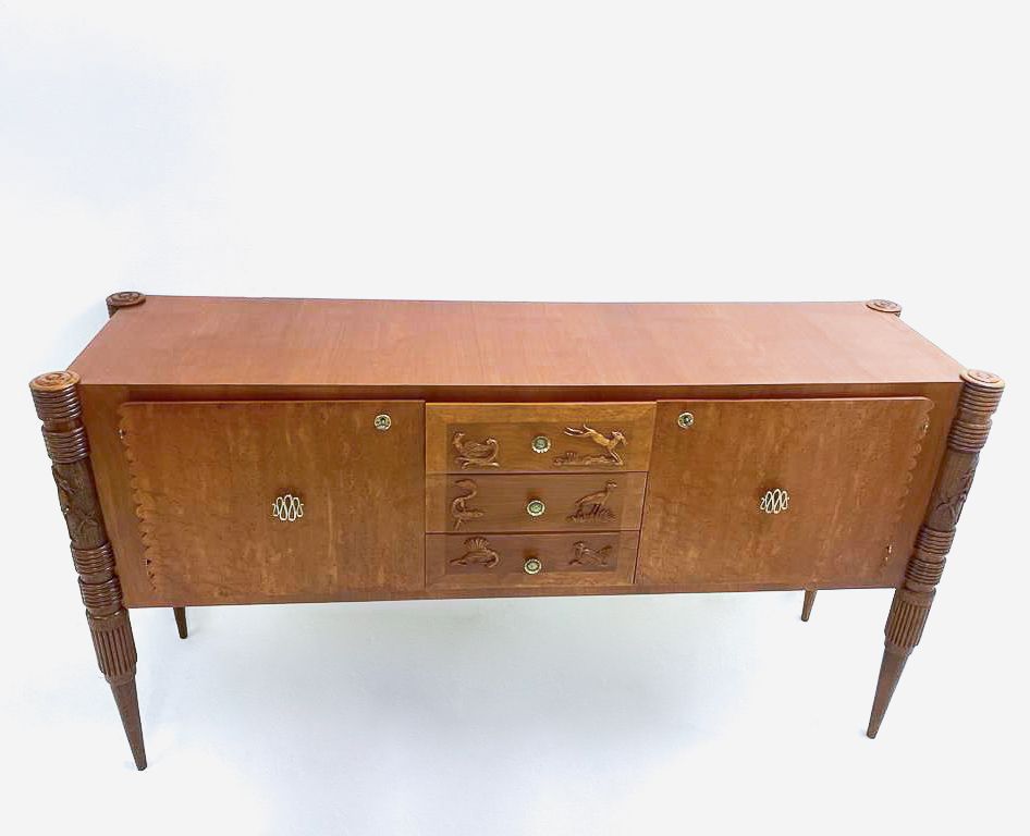 Mid Century Ash Wood Sideboard By Pier Luigi Colli photo furniture