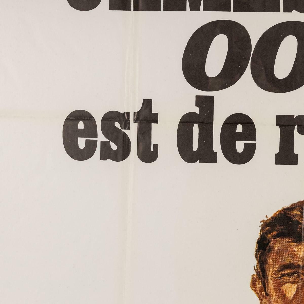 photo furniture Original French Release James Bond On Her Majesty's Secret Service Poster C.1969