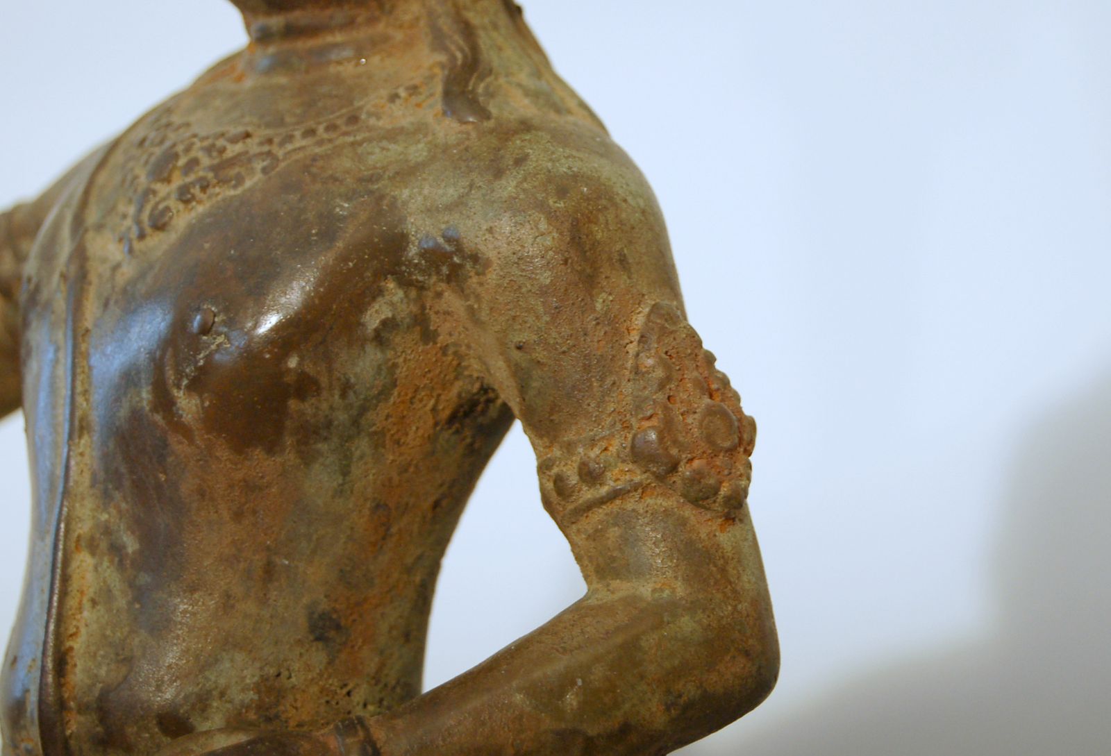 photo for sale Bronze Sculpture   Ayutthaya Thai Warrior   15th / 16th Century