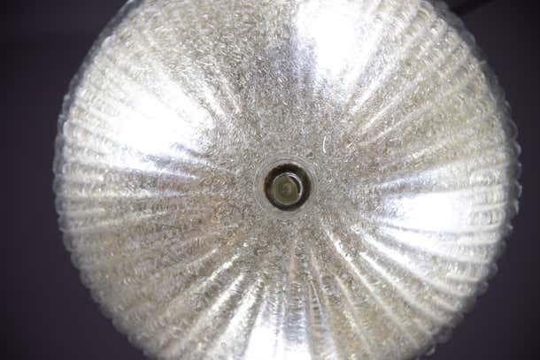 Trasparent And Gold Glass Murano Ceiling Light By Barovier & Toso Style , 1960 photo vinterior