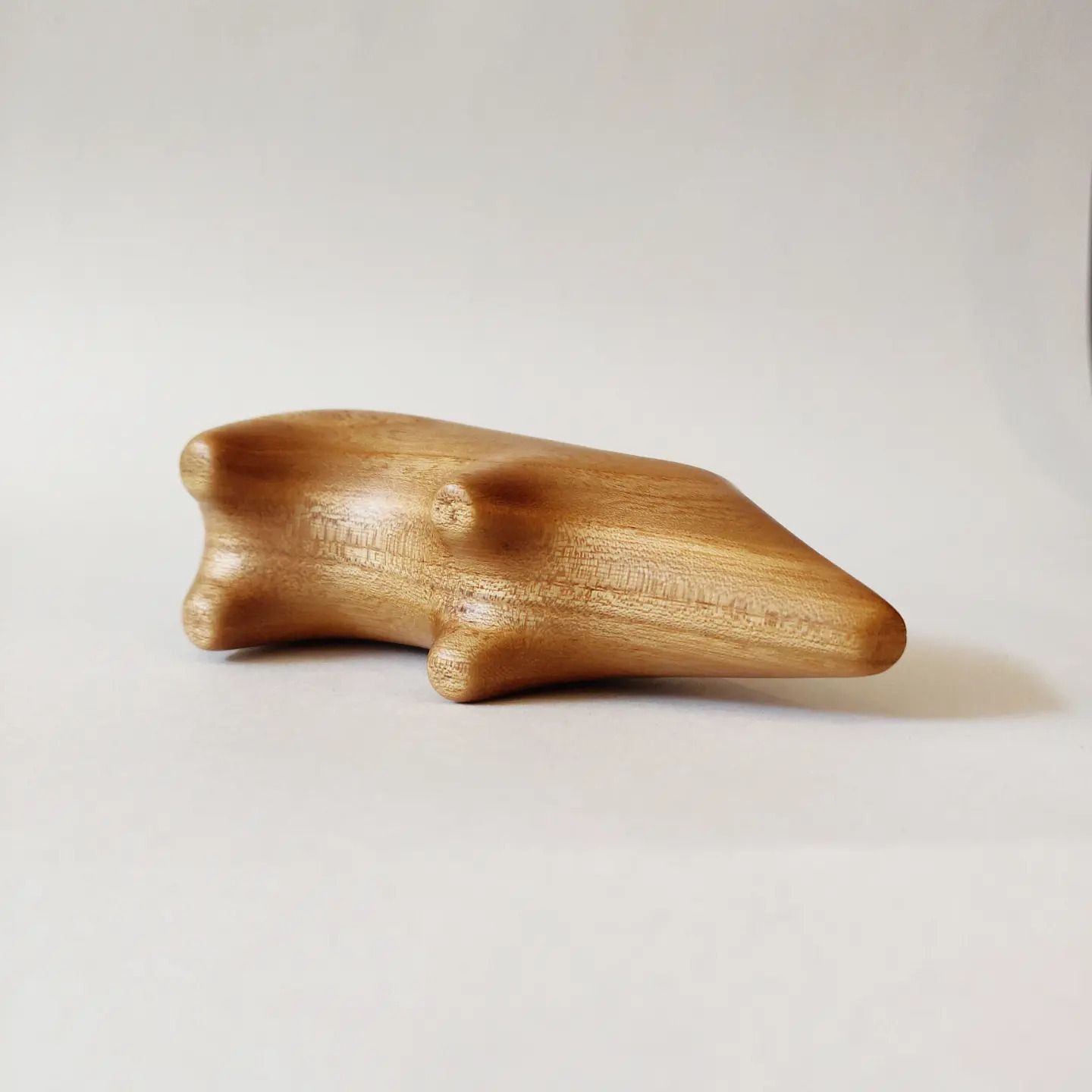 Mid 20th Century Carved Wooden Pig photo buy