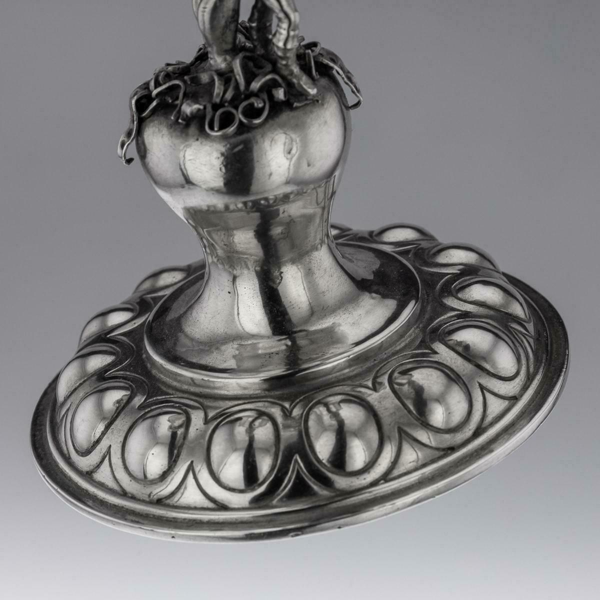 photo buy 19th Century German Solid Silver Cup, Neresheimer & Sohne, C.1890