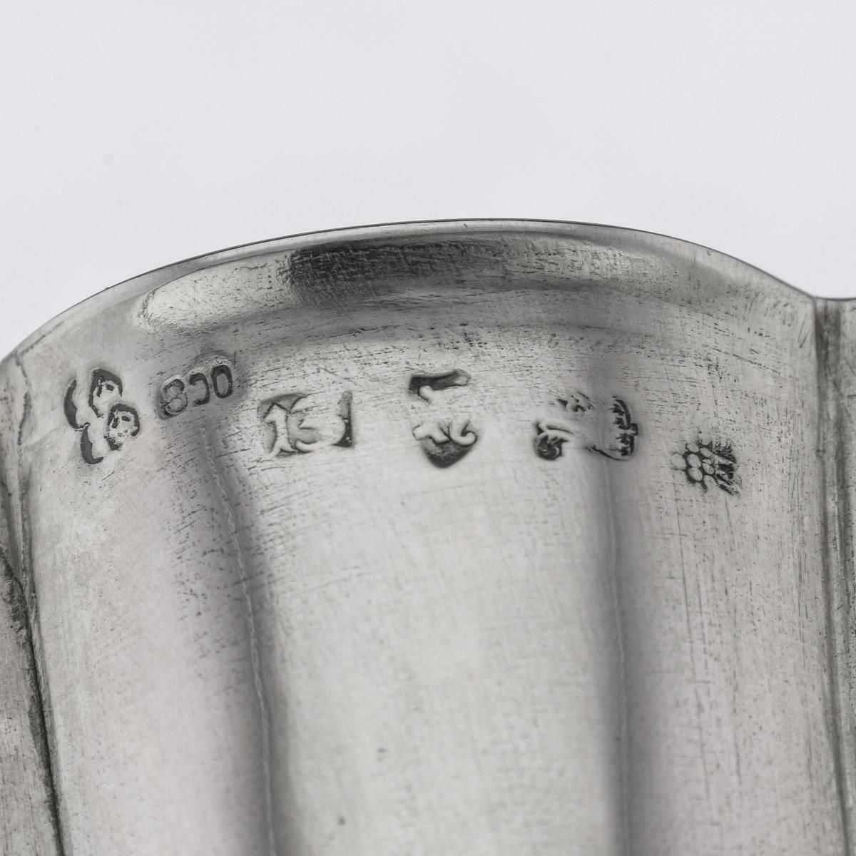 photo vintage 19th Century German Solid Silver Cup, Neresheimer & Sohne, C.1890