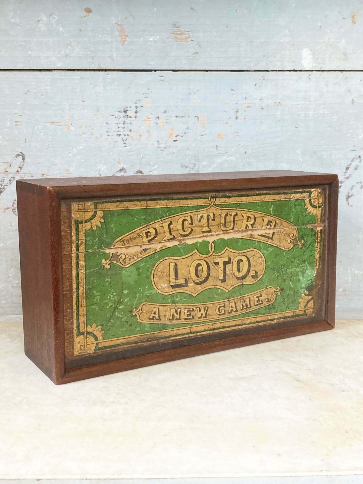 Victorian French/English Picture Loto Game