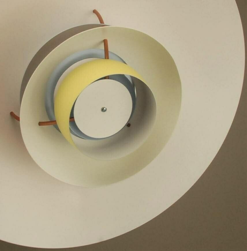 Original Louis Poulsen Ph5 Pendant | Vintage 1970's 'Orange/Yellow' | Mid Century Modern Design By Poul Henningsen, Denmark photo vinterior