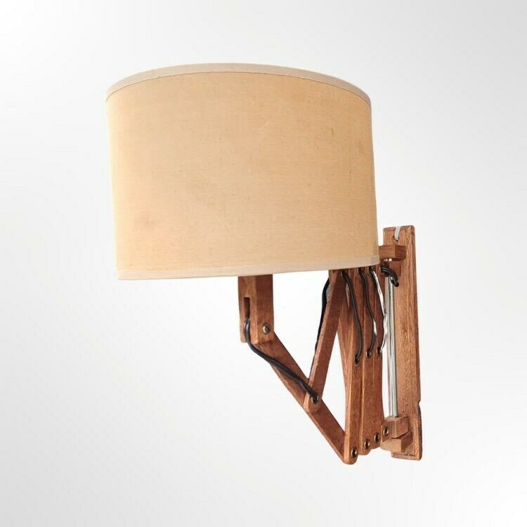 Danish Wooden Telescopic Wall Sconce Light | 1970s Mid Century Teak Wood Scissor Lamp | Made In Denmark | Scandinavian Designer Scissor Lamp photo furniture