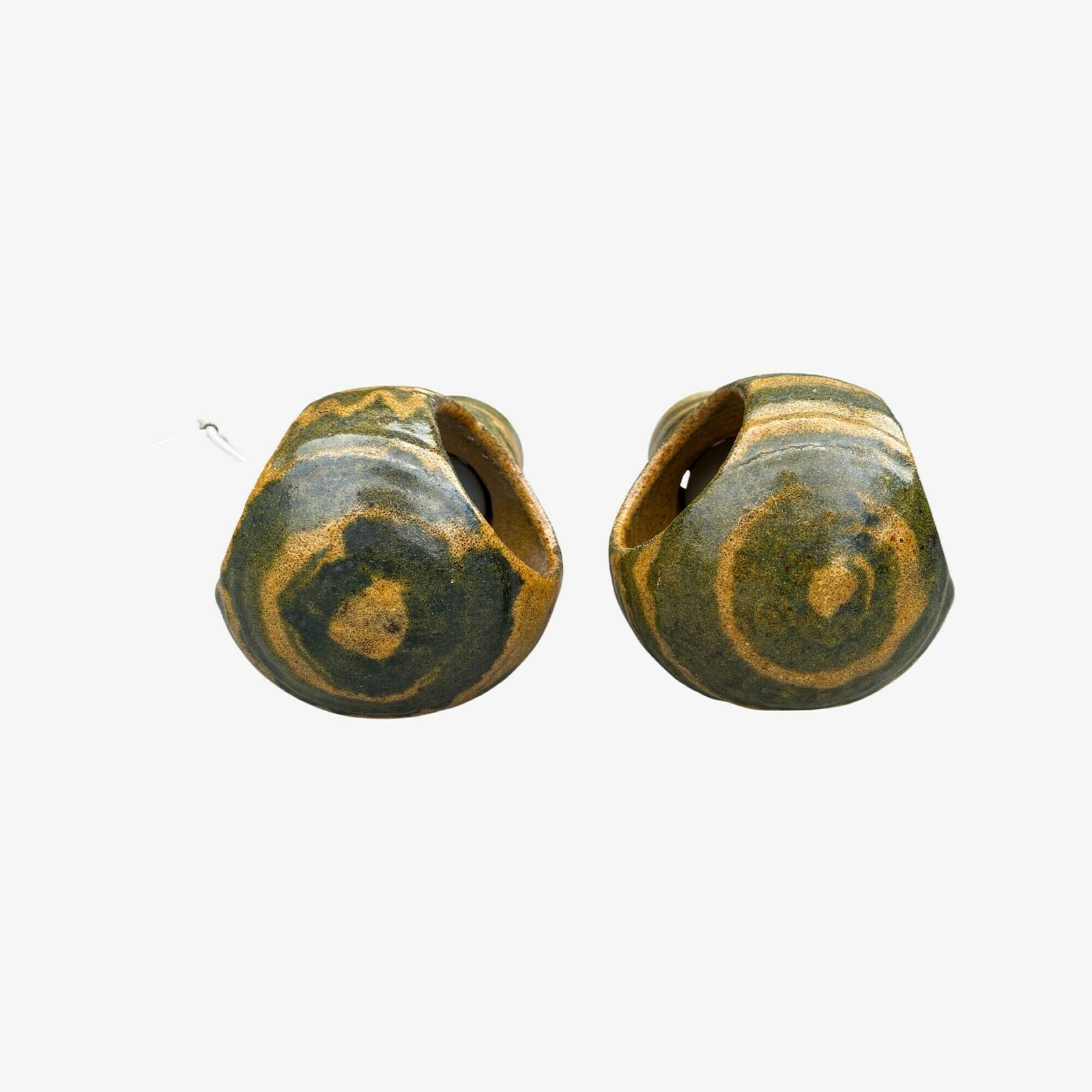 photo furniture 2 Handmade Ceramic Pendant Lights Made By ‘Atelier Dinges’ In Holland, 1970s | Handmade Ceramic Pottery From The Mid Century   Set Of 2