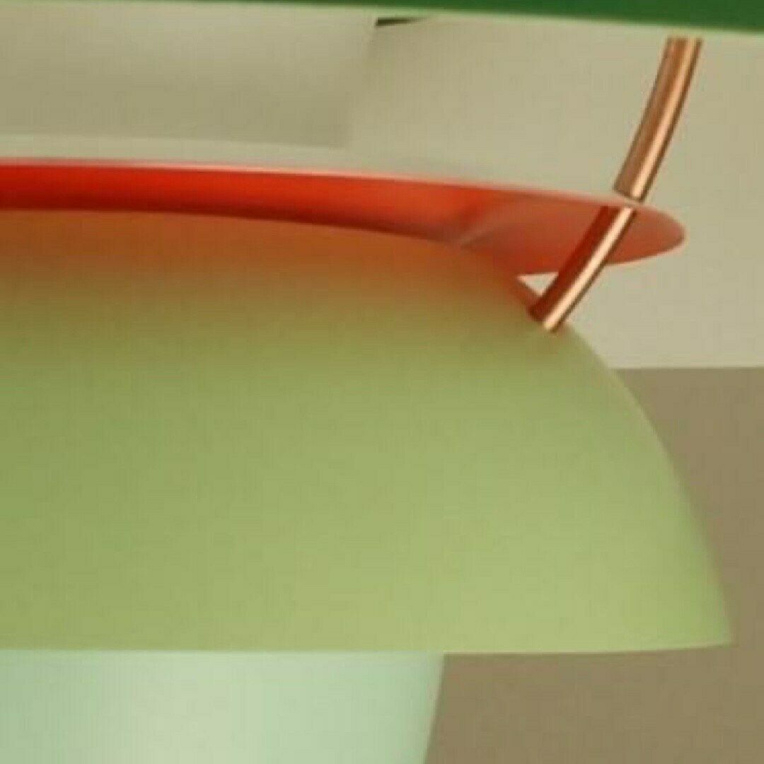 Louis Poulsen Ph5 Pendant Light | Vintage 1970's 'Shades Of Green With Orange & Copper Spacers’ photo 950.0