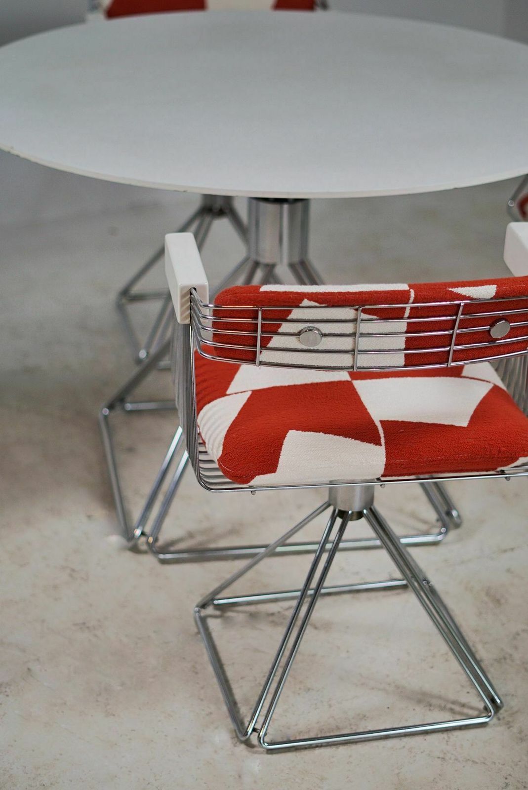 photo for sale Rudi Verelst Dining Table And Swivel Chair Set For Novalux