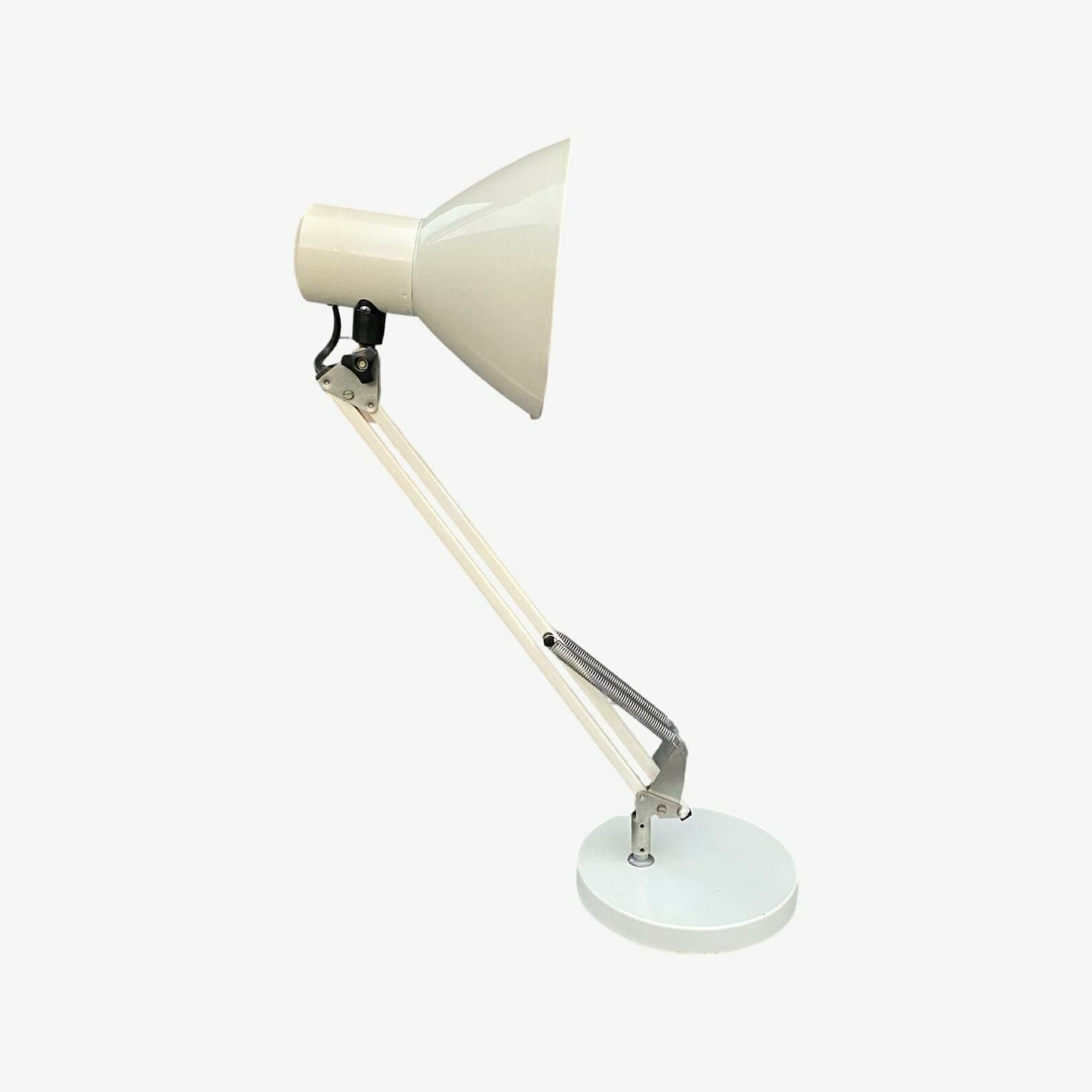 Vintage Pixar Lamp Look A Like | 1960s Mid Century Desk Lamp Made Of White Metal | Mid Century Modern Lighting | Retro / Vintage Table Lamp