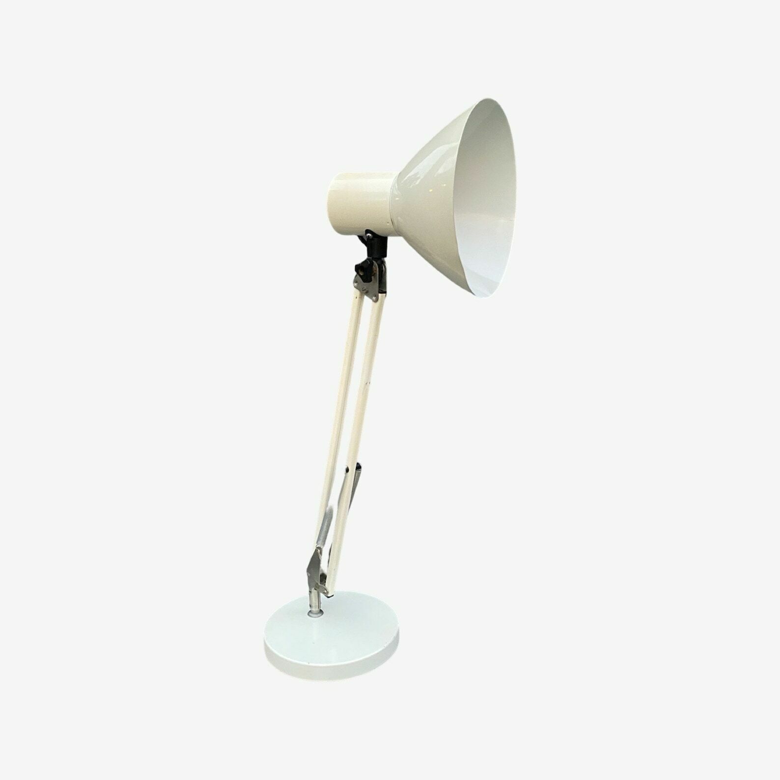 photo furniture Vintage Pixar Lamp Look A Like | 1960s Mid Century Desk Lamp Made Of White Metal | Mid Century Modern Lighting | Retro / Vintage Table Lamp