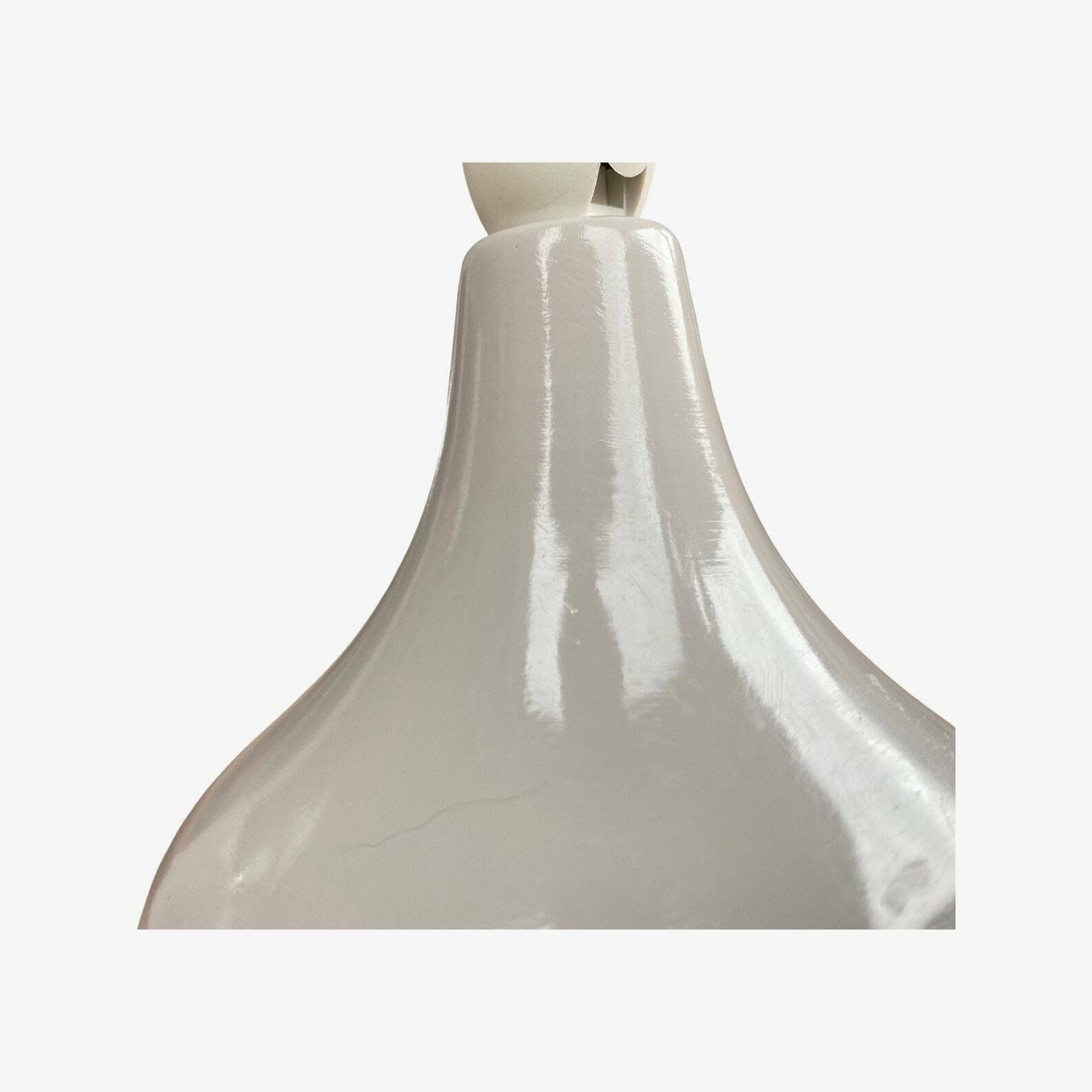 Set Of 2 Vintage Ceramic Table Lamp Bases Made Of Grey Glazed Ceramic   Handmade Ceramic Pottery photo buy