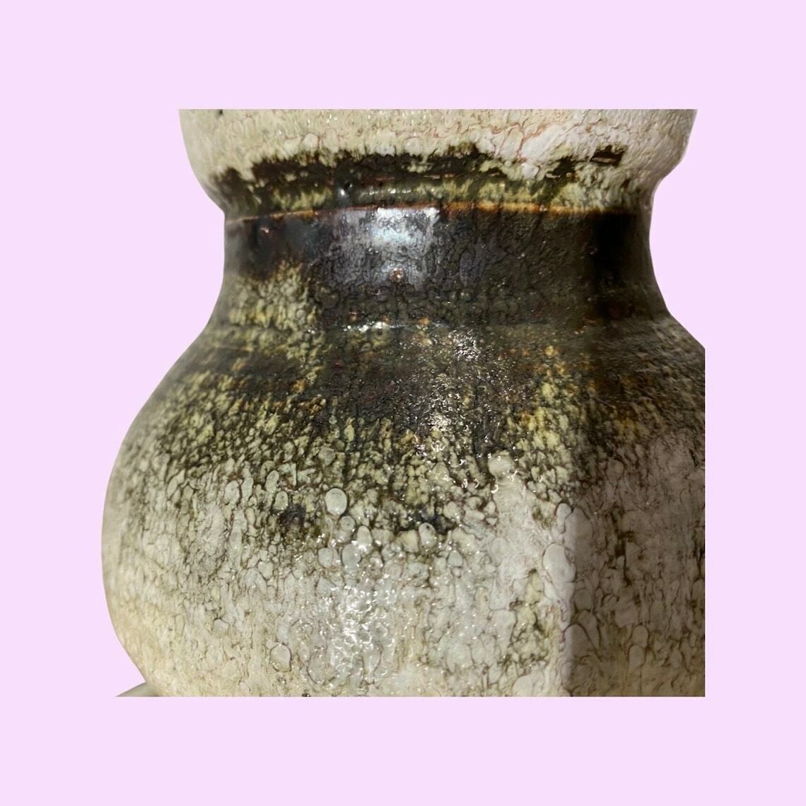 Super Rare Ceramic Table Lamp Made By Mid Century Ceramics Bakery 'Kingo Stentøj' In Denmark  Handmade Vintage Ceramic Pottery photo 423.0