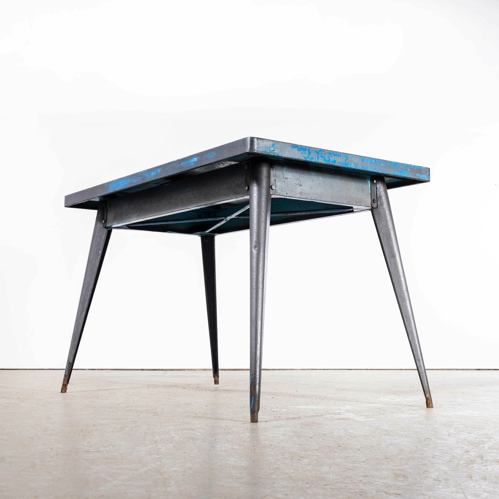 1960’s Original French T55 Tolix Rectangular Dining Table – 120cm (Model 1296 )