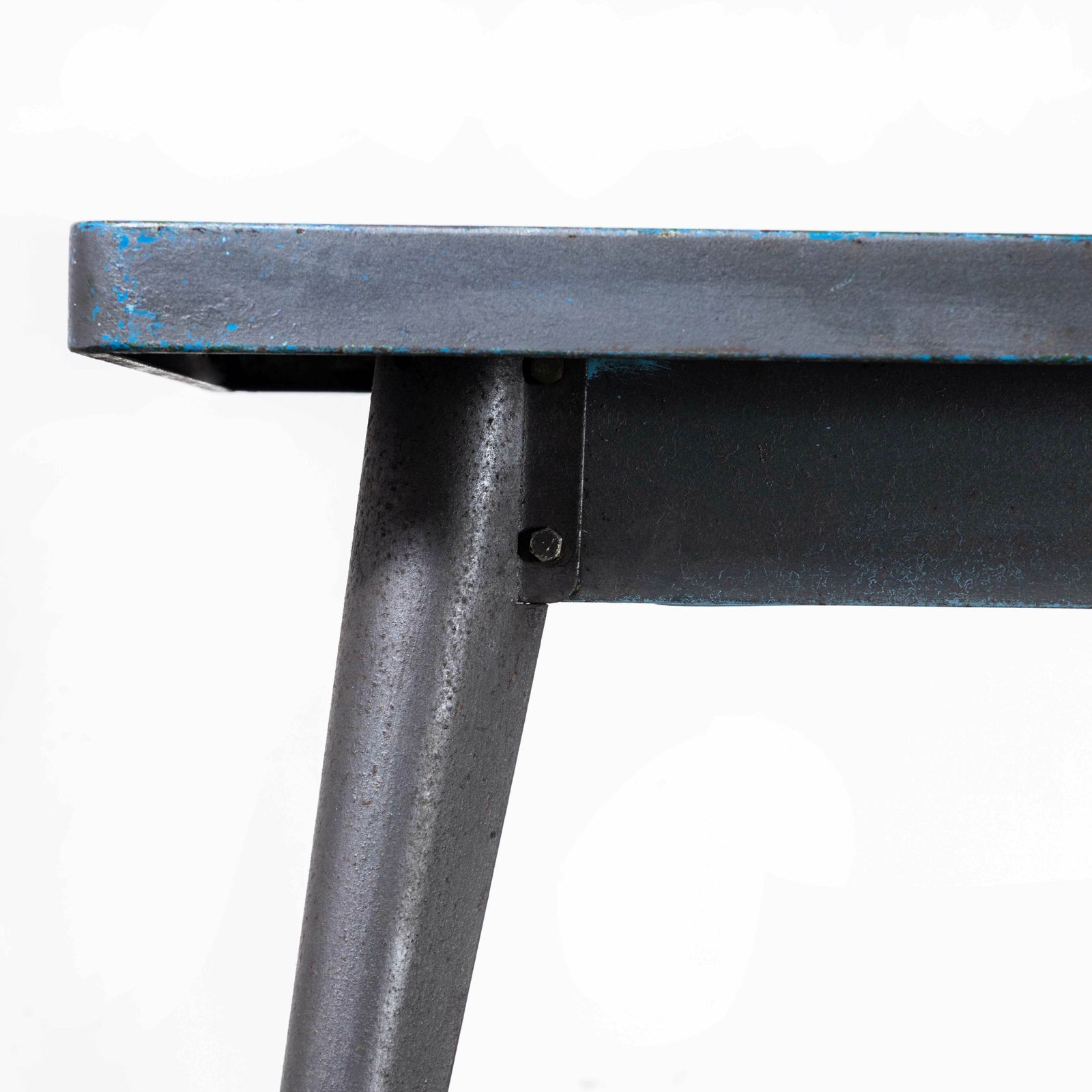 1960’s Original French T55 Tolix Rectangular Dining Table – 120cm (Model 1296 ) photo furniture