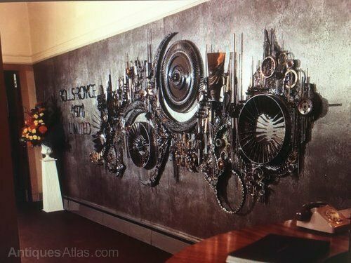 Mid Century Wall Sculpture By Elizabeth Lewis C1960's photo buy