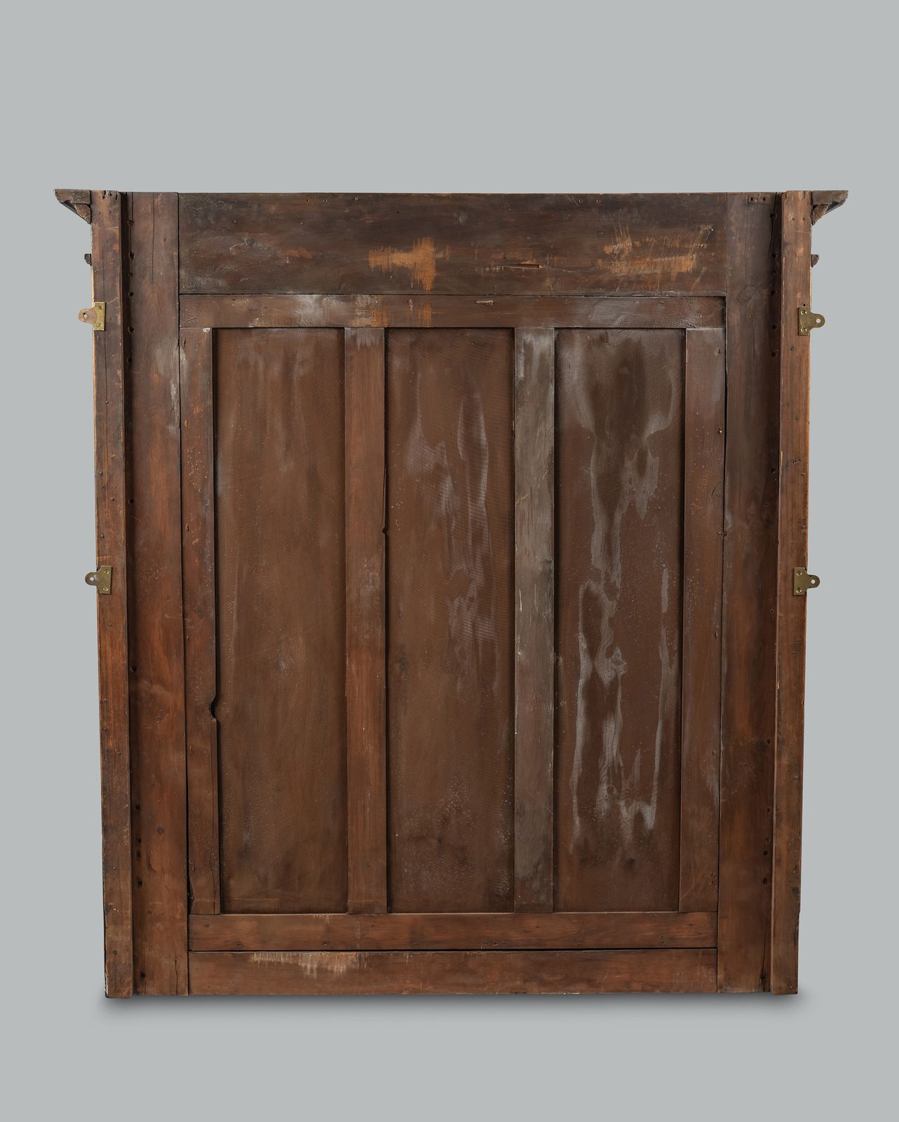 Large 19th Century Victorian English Ebonised And Gilt Overmantle Mirror photo vinterior