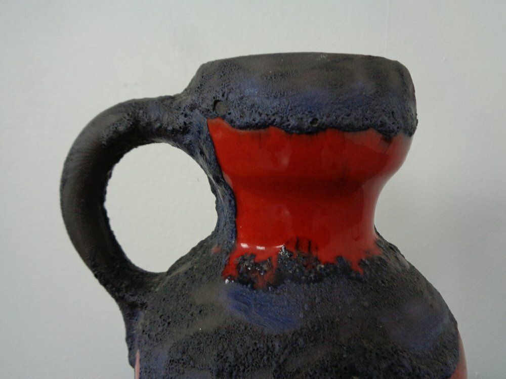 Lava Ceramic Marei Vases, Bowl & Planter, 1970s, Set Of 4 photo buy