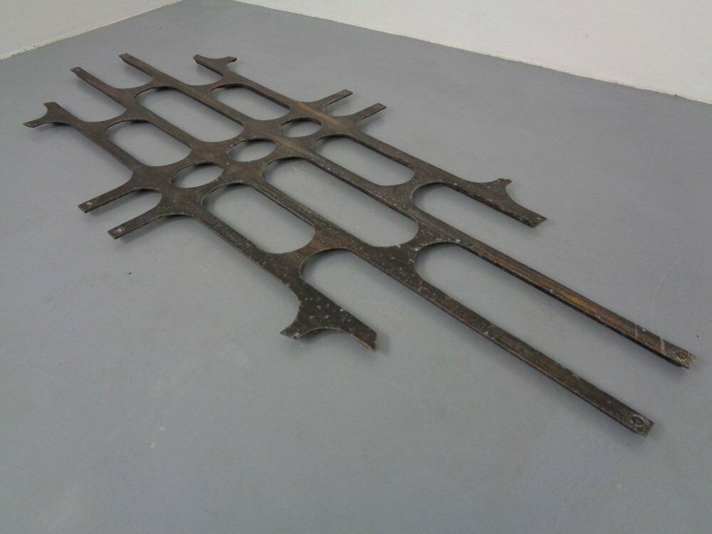 photo buy Large German Brutalist Iron Wall Sculpture, 1960s