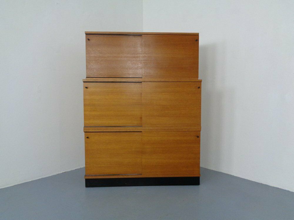 Teak Sideboard By Gunther Renkel For Rego Mobile, 1960s, Set Of 3